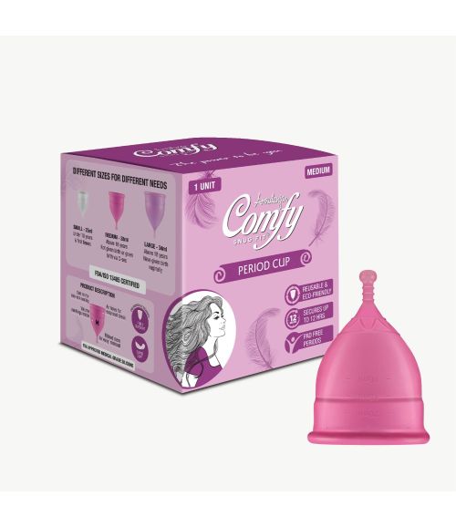 Comfy Snug Fit Period Cup-Medium ( 28ml )